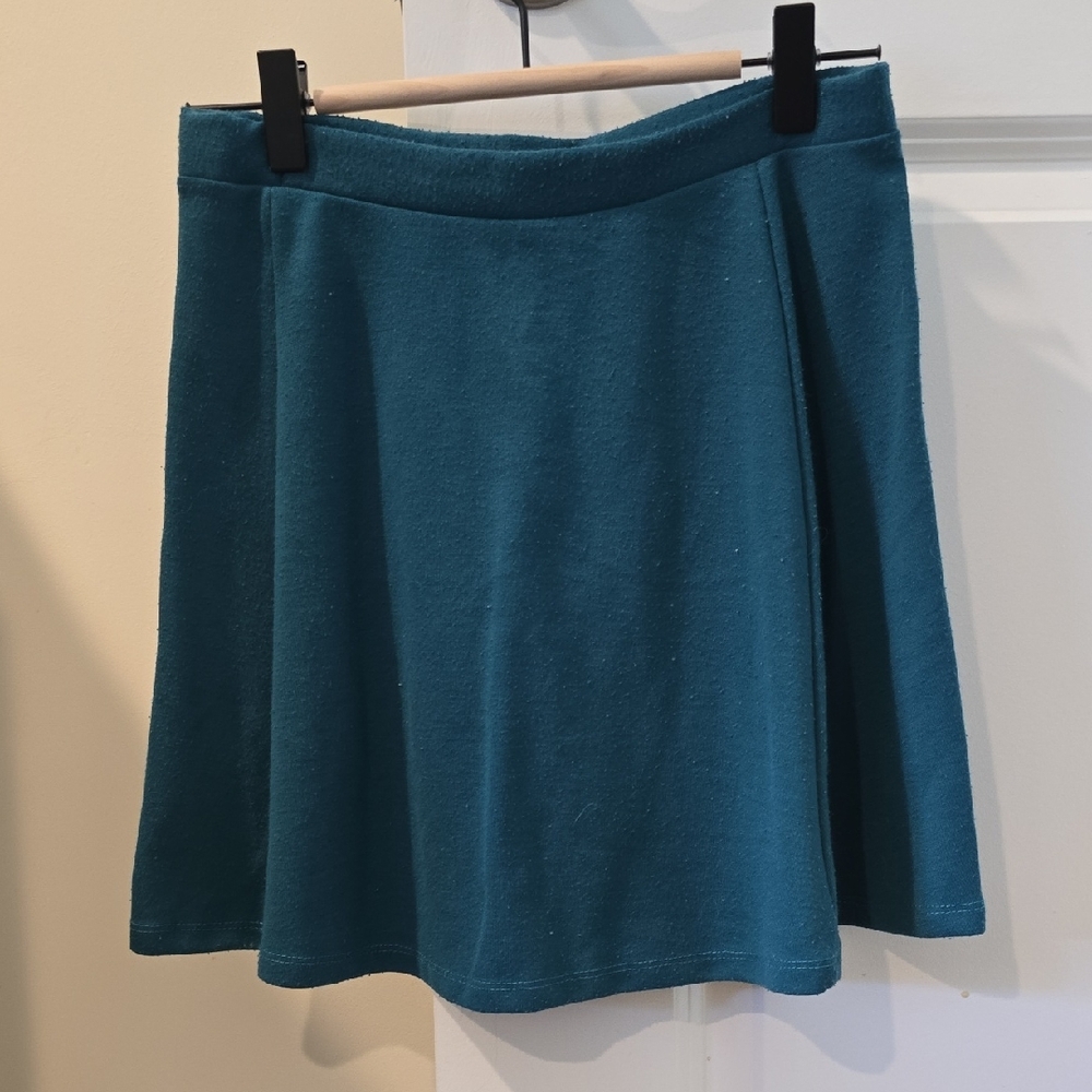 Teal A-Line Skirt - Women